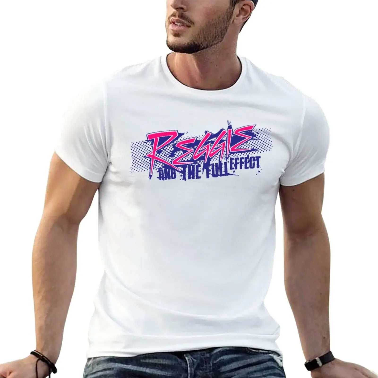 New Reggie and the Full Effect BMX T-Shirt kawaii clothes t-shirts man plus size tops t shirts for men