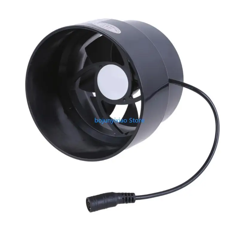 900B Powerful 12V Ventilation Exhaust Fan 110mm-100mm for Home Outdoor Use with Low Noise Level Odor Extraction Energy Saving