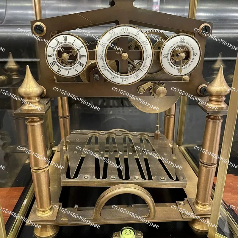 Mechanical metal table clock antique style living room decoration accessories