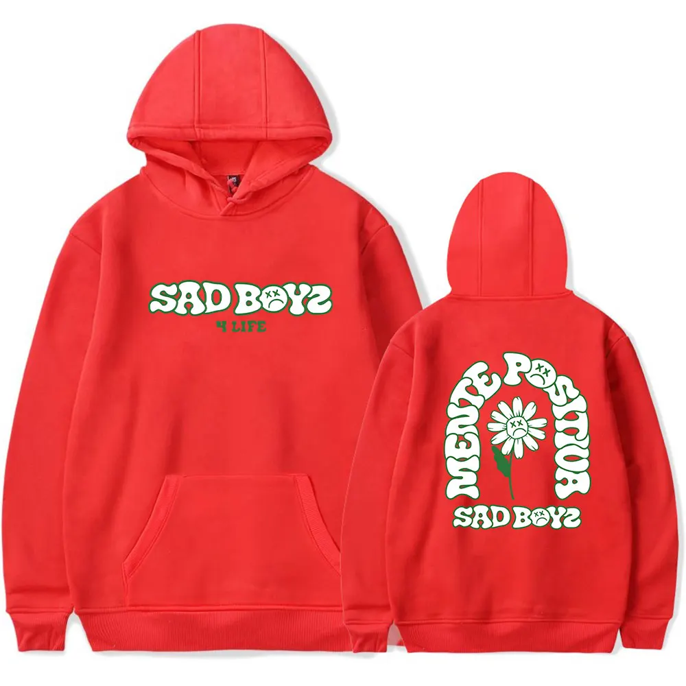 New Printed Junior H Merch $AD Boyz Flower Vintage 90s Hoodie SweatshirtsMen Women Streetwear Harajuku Hip Hop Casual Hooded