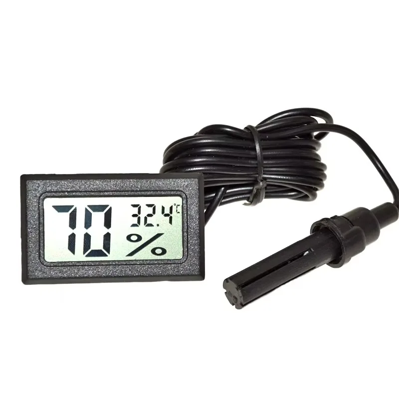 

High Accuracy Thermo Indoor Mini Temperature Sensor Digital LCD 0.5C NTC Thermistor Sensor Wire Leads Free Hanging
