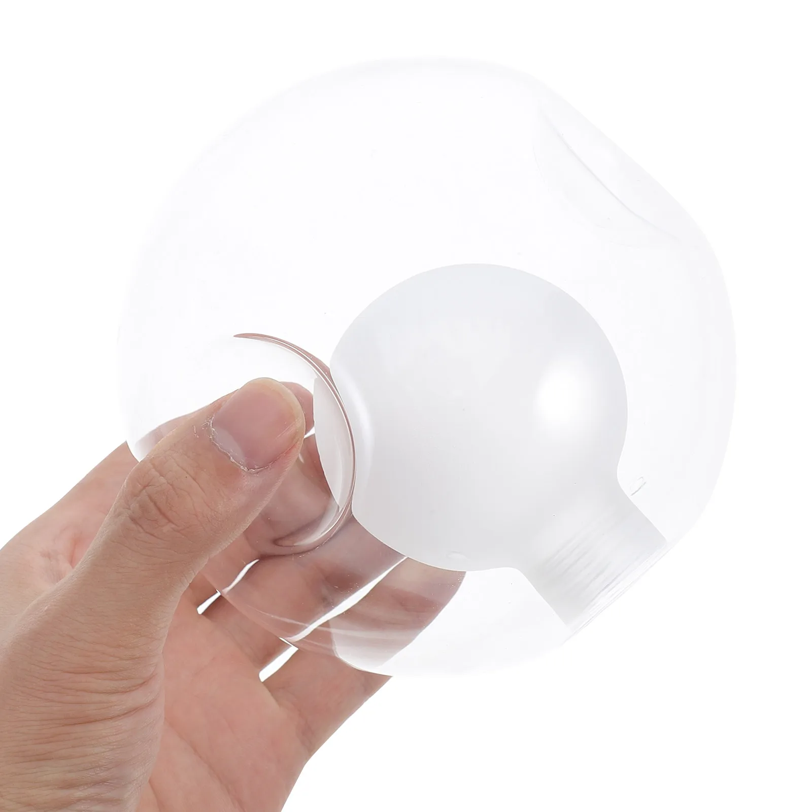 

120mm Glass Lampshade Replacement for Ceiling Pendant Lights Bright Illumination Easy Installation Home Office