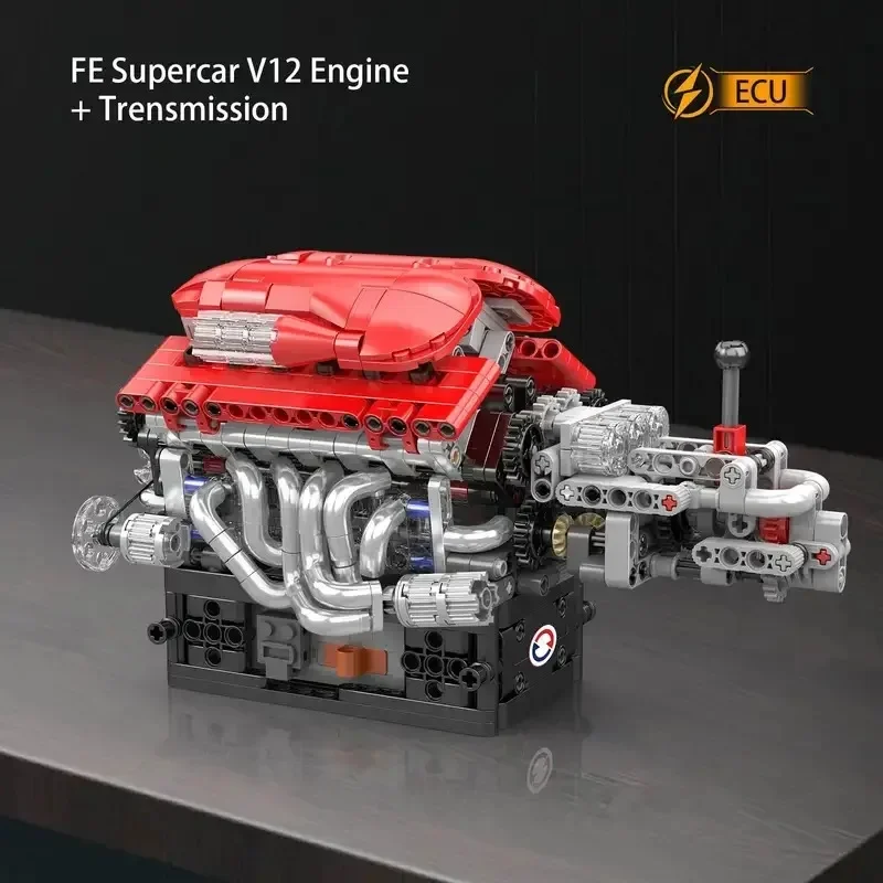 mouldking-863pcs-technical-motorized-v12-engine-model-building-blocks-moc-sports-car-engine-assembly-bricks-kit-toy-for-adults