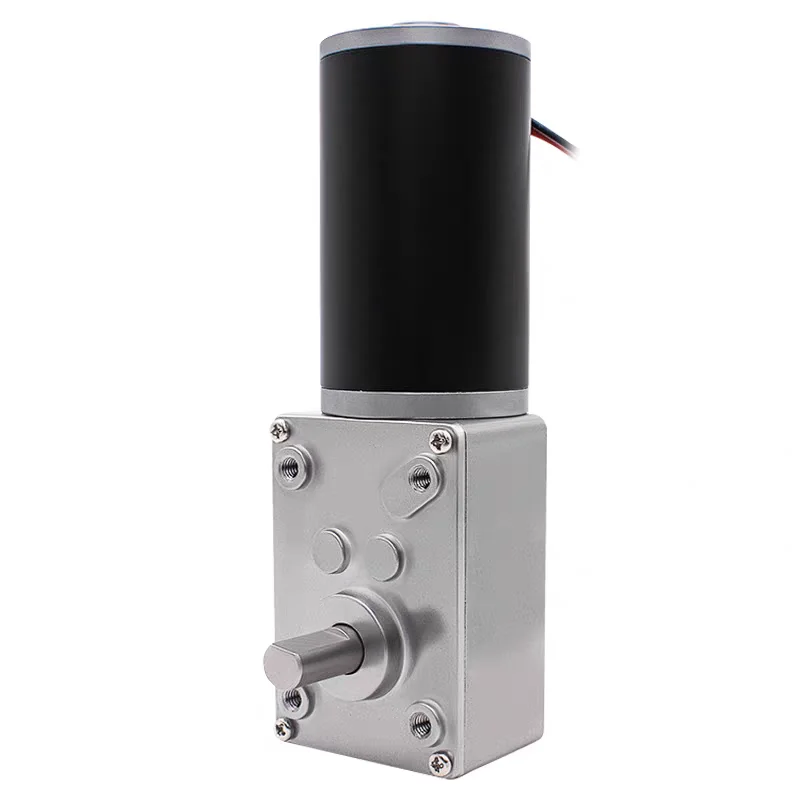 5840-36ZY DC 12V 24V Worm Metal Gear Reduction Motor Self Locking Large Torque 100KG.CM PWM Speed 12/16/27/40/80/160/260/470RPM