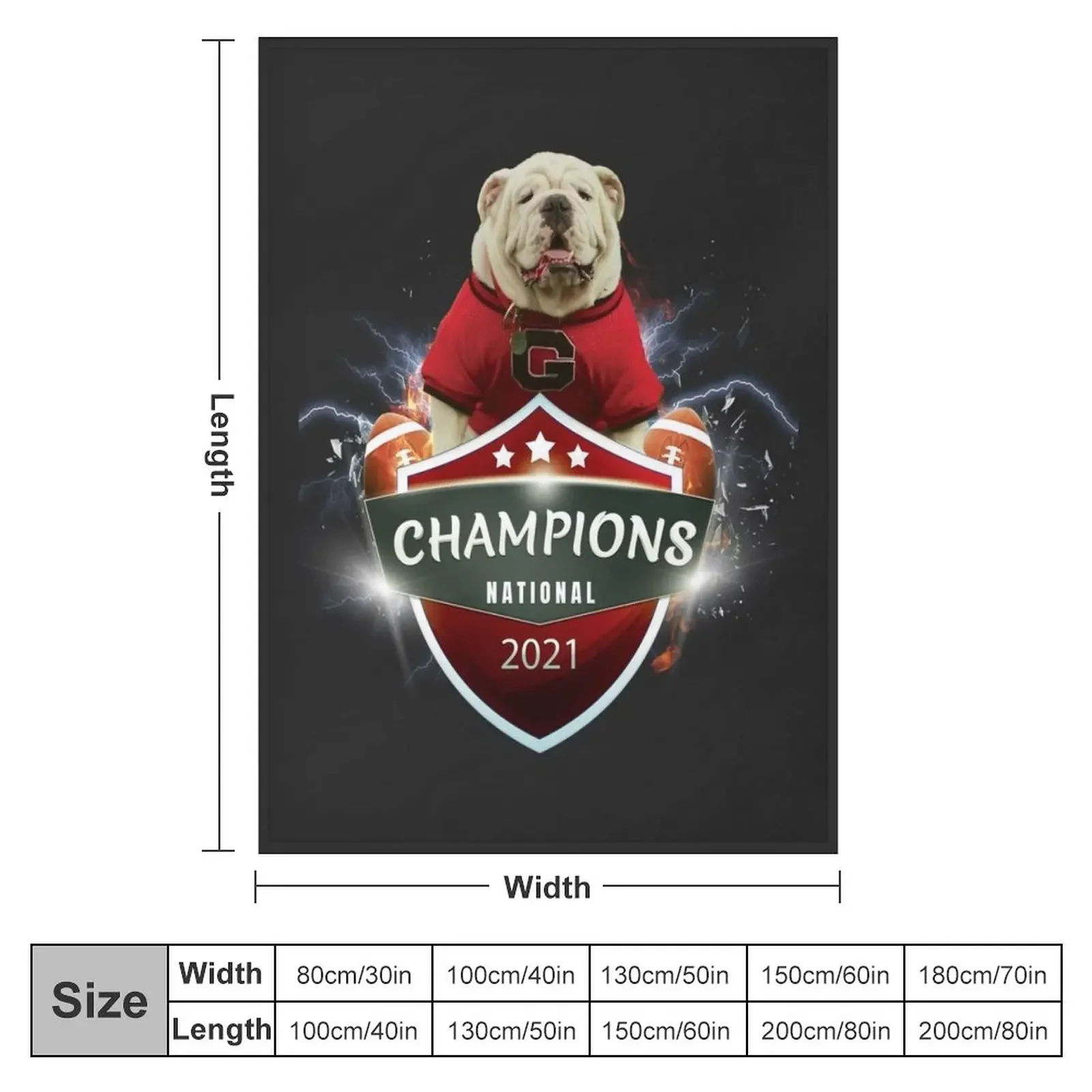 Uga National Championship Throw Blanket Luxury Designer Blanket Blanket Sofa sofa