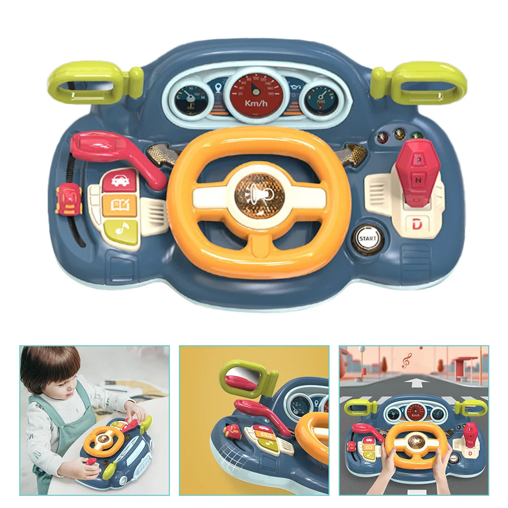 Jouet de volant pour enfants, construction de haute qualité, forme réaliste, outil d'apprentissage de la conduite automobile, activité éducative de développement