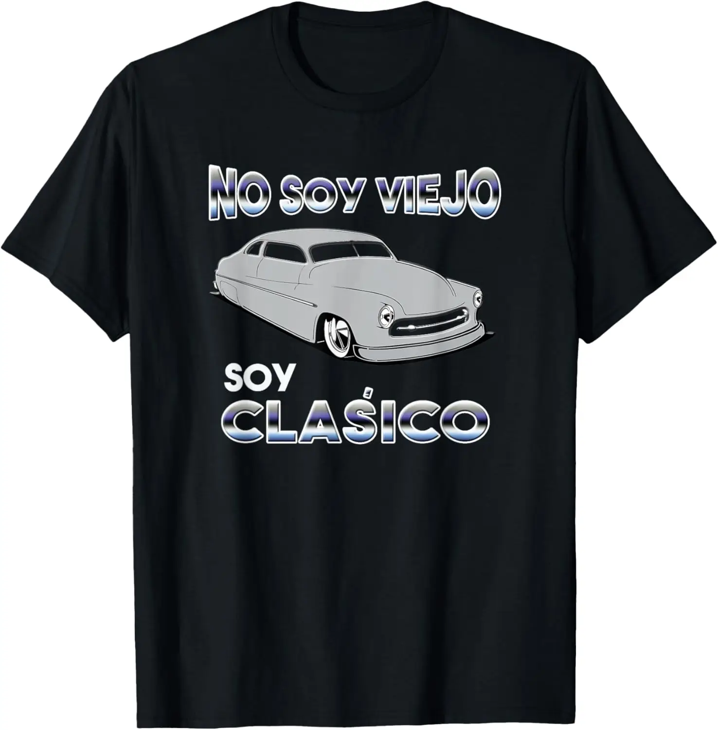 Abuelo Gift on Father's Day in Spanish Funny Classic Car T-Shirt