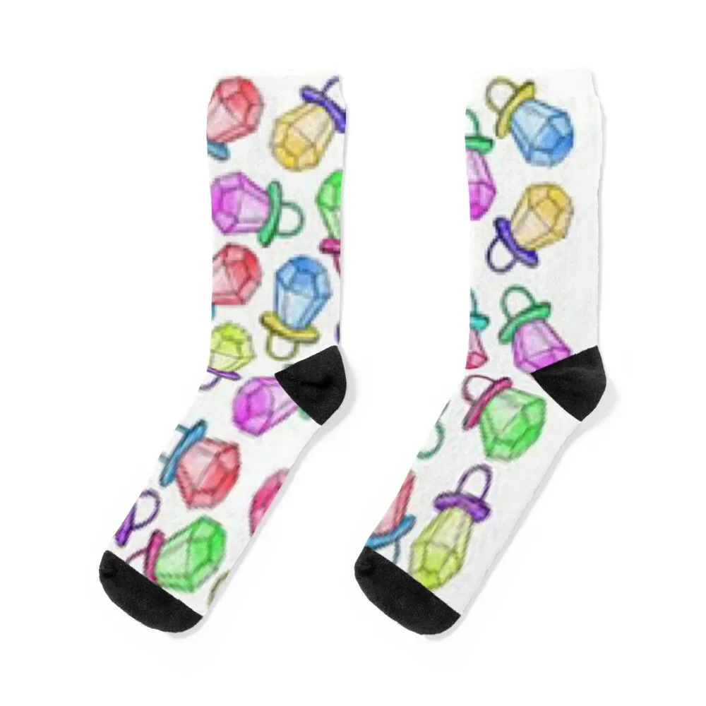 

Ring pop love Socks with print custom Rugby Socks Women Men's