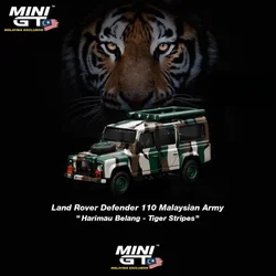 1:64 Land Rover Defender 110 Malaysia 321 Alloy die cast simulation car model, boys' toys, children's holiday birthday gifts