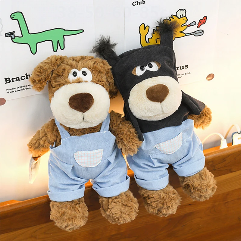 

Забавная плюшевая игрушка-драбитель для детей, подарок на день рождения, Рождество, милая носимая кукла-щенок, подушка для сна для девочек, идеальный подарок