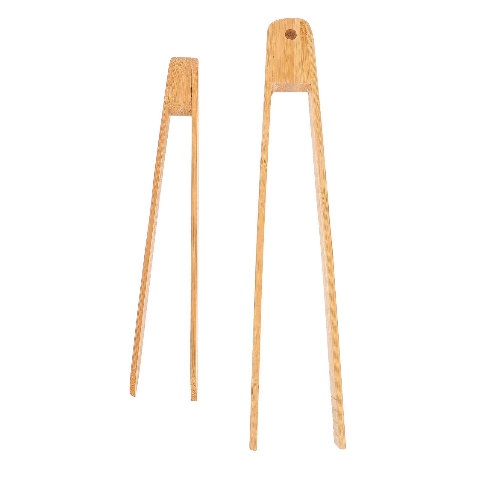 

Bamboo Food Tong Kitchen Tool Heat-resistance BBQ Household Bread Clip Large Size Easy Storage Practical Design Kitchen