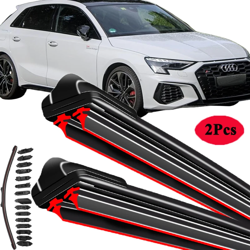 

For Audi S3 RS3 8L 8P 8V 8Y 1996-2024 Car Windshield Wiper Blade Front Windscreen Windshield Brushes Accessories Window Cleaning
