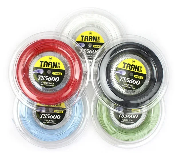 1 Reel TAAN 1.15mm TS5600 Tennis Racket String Fusion Poly Durable Tennis Training Power String 200m Roupa de bike masculino