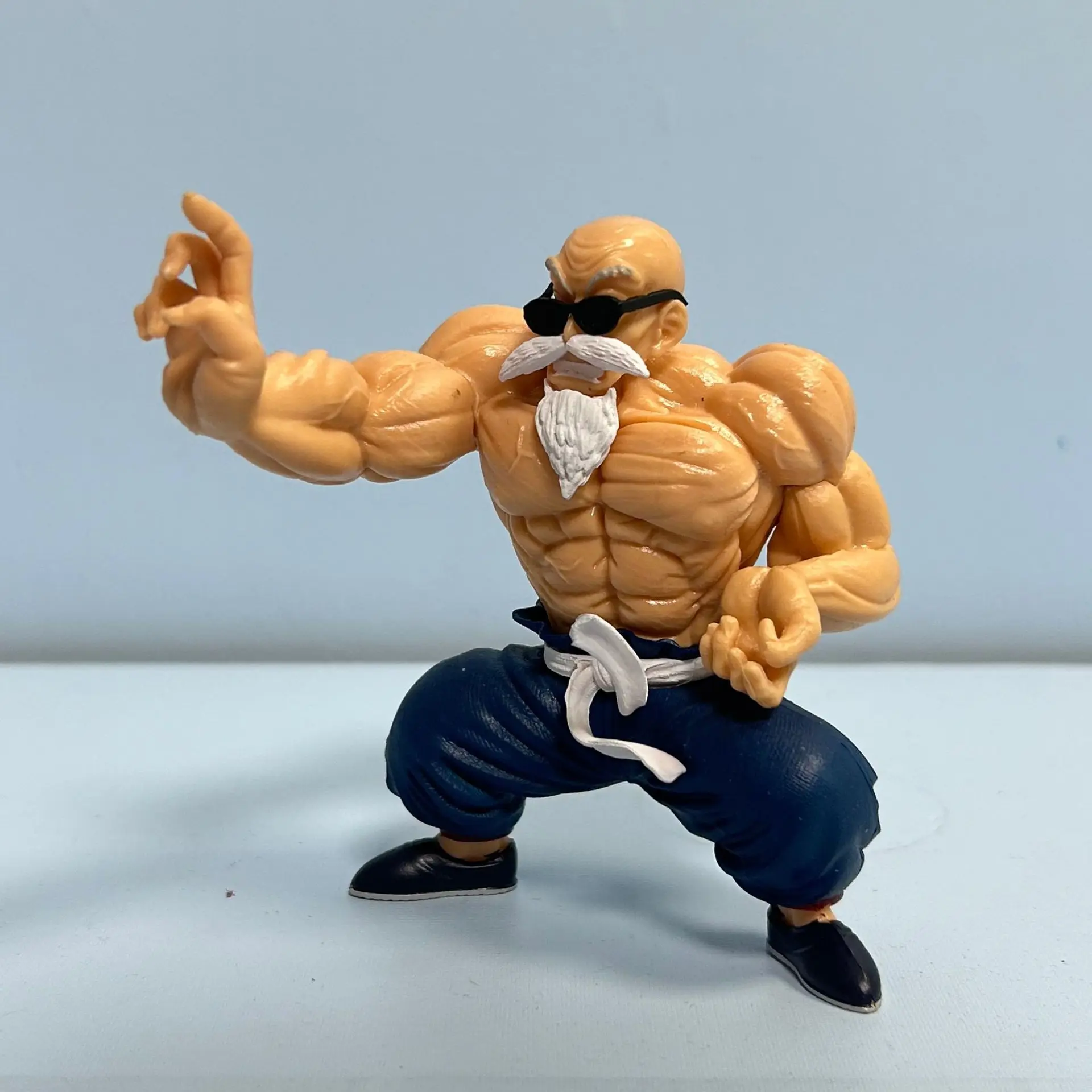 9cm Anime Dragon Ball Mini Figure Goku Kame Sennin Figurine Muscle Master Roshi PVC Action Figure Model Children Dolls Gift Toys