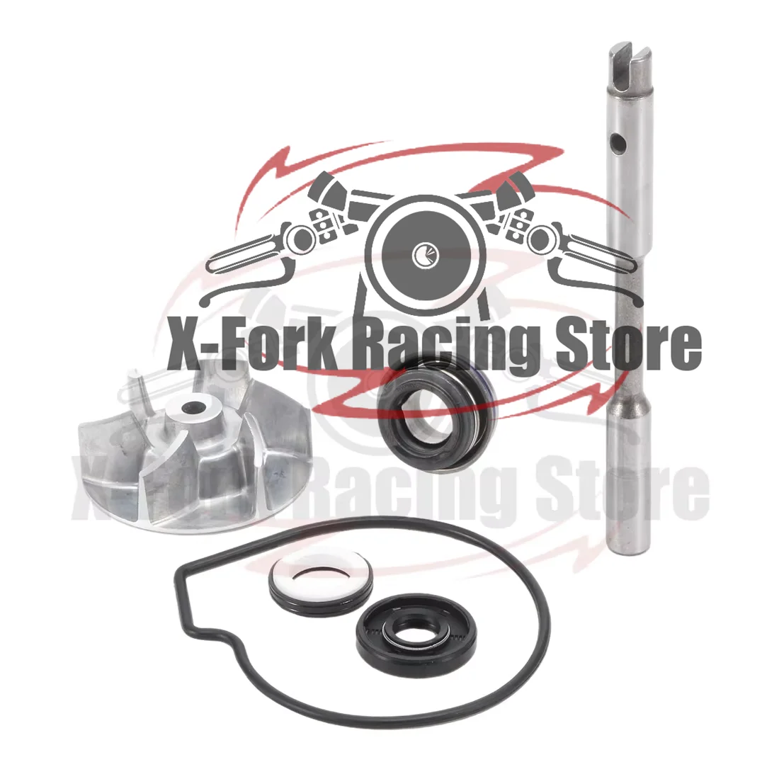 

Комплект уплотнений для ремонта водяного насоса для KAWASAKI Ninja ZX-6R ZX6R ZX636 2003-2004, набор для восстановления уплотнений с прокладками и уплотнительными кольцами