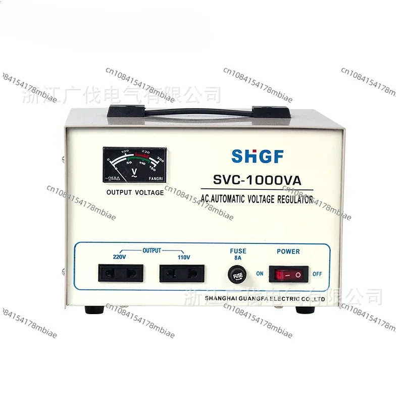 Pure Copper Automatic 1000w Air Conditioning Refrigerator Voltage Regulation 3KW220V Single-phase AC Home Regulator