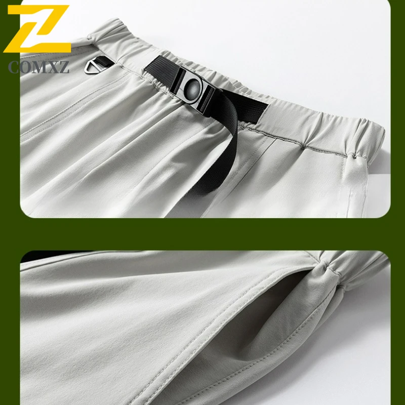 New Men's Cargo Pants 2025 Autumn Outdoor Jogger Casual Detachable Trousers Cycling Utility Essential Comfort Breathable Pants