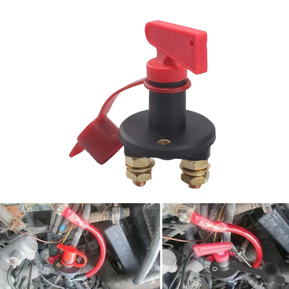 

Battery Main Kill Switch Disconnector Isolator Disconnector Sturdy Durable Boat Auto Car Rotary Power Switch Accessories12V 300A