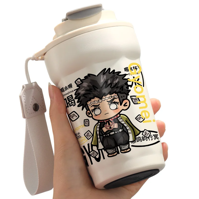 

Anime Demon Slayer Himejima Gyomei Cosplay Insulated Coffee Cup Stainless Steel High Appearance Level Capacity