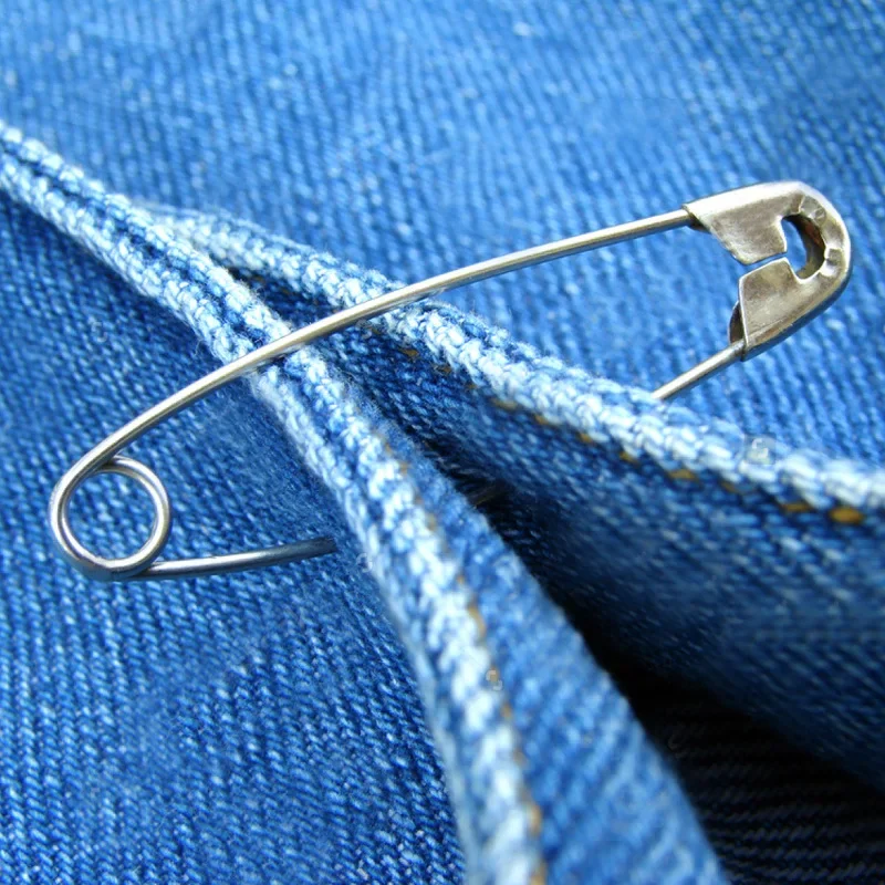 100PCS 18/22/27/55MM Safety Pins Assorted Size Large Safety Pins and Small Safety Pins for Clothes Sewing