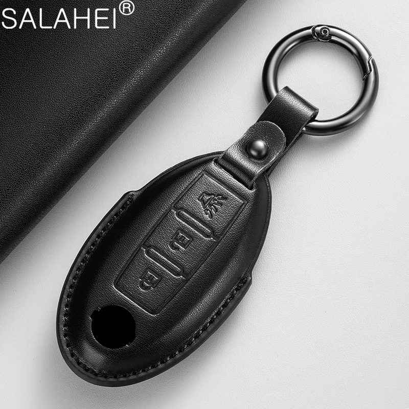 

Car Key Case Cover Shell Holder Bag For Nissan Qashqai X-Trail T32 T31 Juke J10 J11 Kicks Tiida Pathfinder Note Auto Accessories