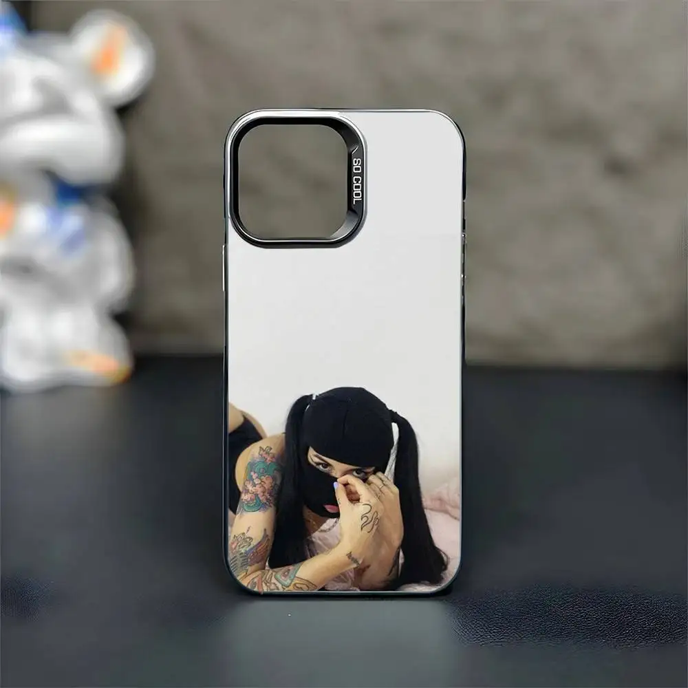 Funda de teléfono Cazzu Error 93 Singer para iPhone17,16,15,14,13,12,11 Plus,Pro Max, funda negra mate a prueba de golpes