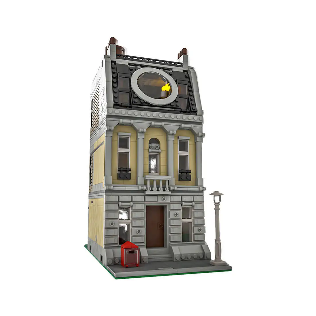

Изготовленная на заказ модель здания MOC-38538 Magicians Hideout (1546 шт.) Игрушки в подарок
