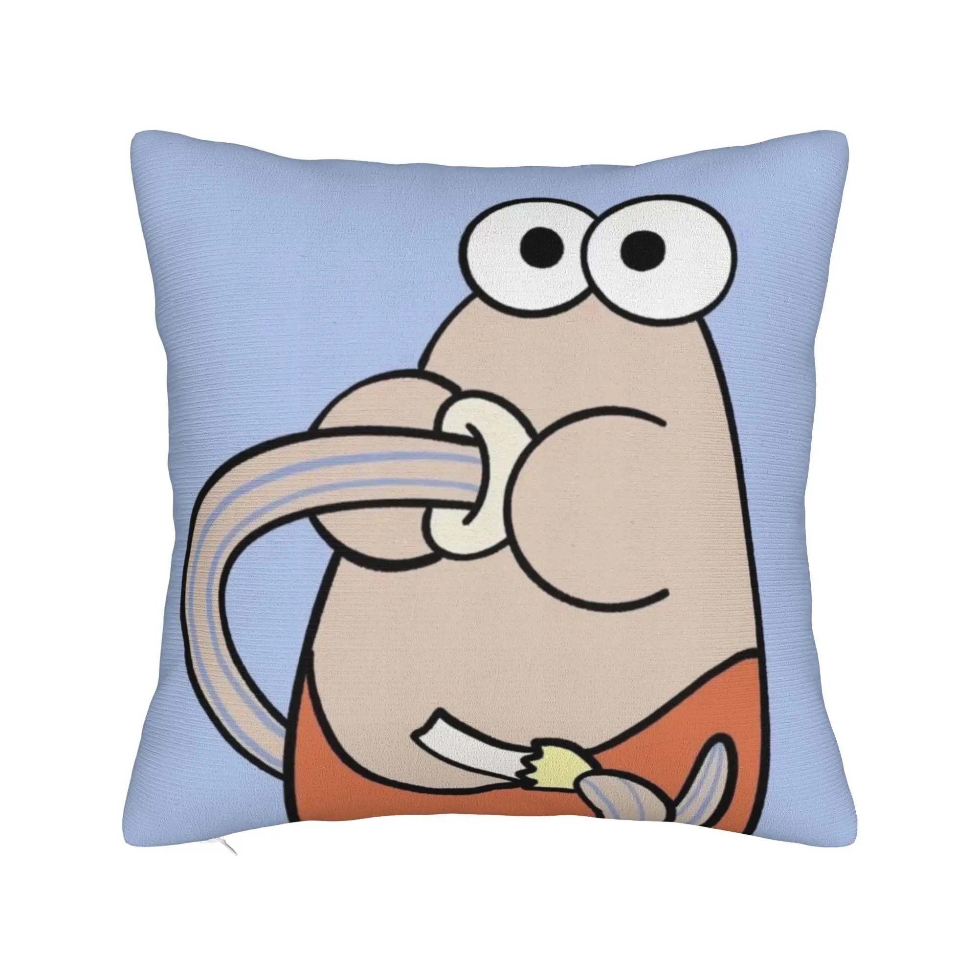 Bikinis Bottom Residents Cartoon Fish Square Pillow Case Marine Cushion Covers Polyester Decorative Pillowcase for Sofa 45x45cm