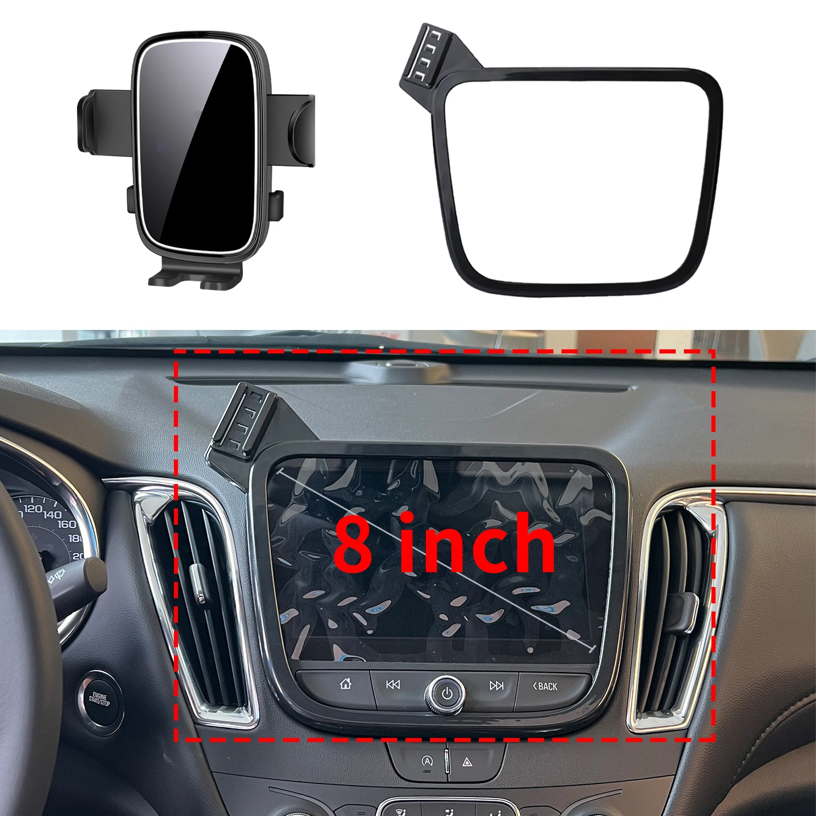 

fit for Chevrolet Malibu 2016 2017 2018-2023 Custom Fit Phone Holder Mount Dashboard Screen Base No Drill Car​​ accessoires