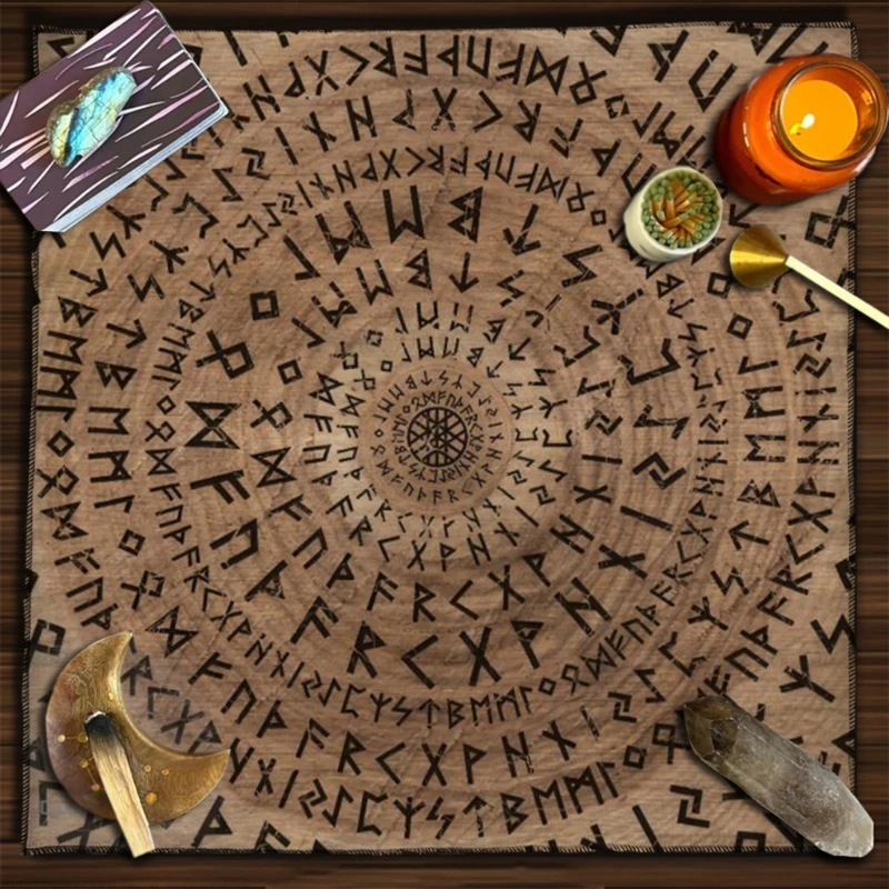 Perlengkapan Sihir Permadani Taplak Meja Tarot Kain Altar Rune