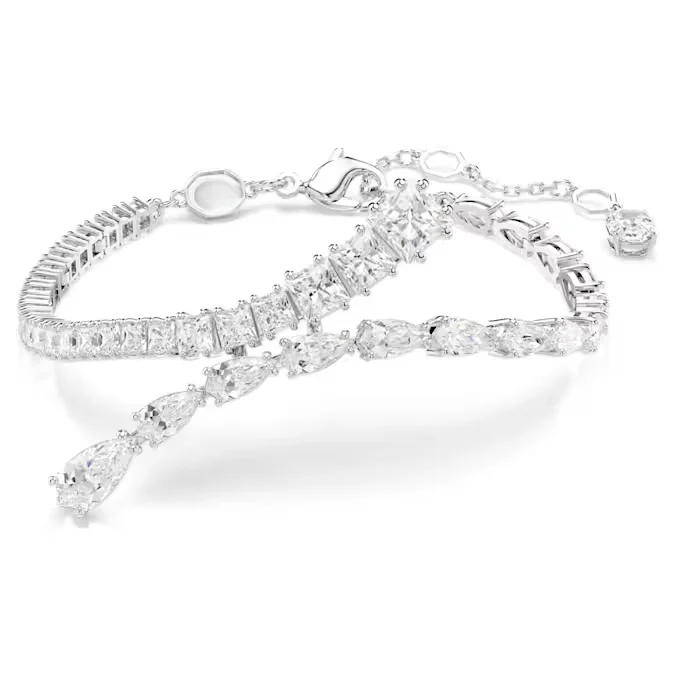 

Silver Clear Crystal Bracelet for Women