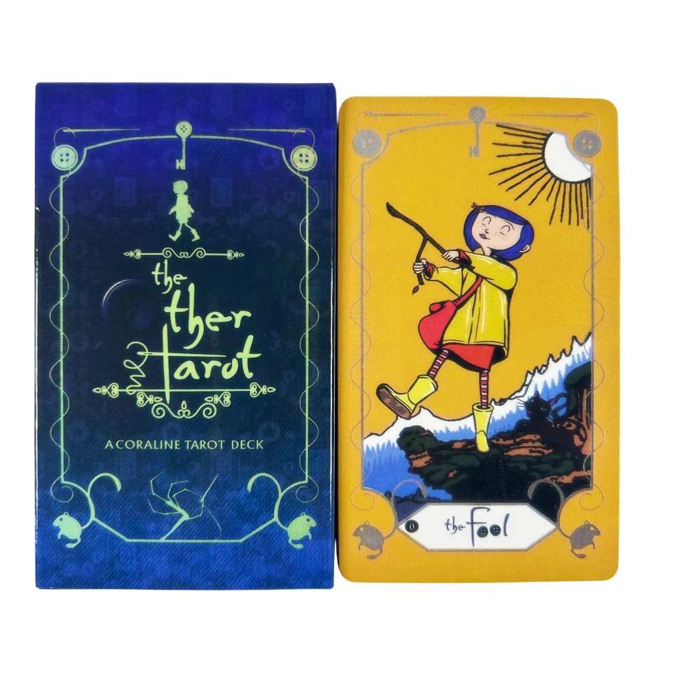 The Other Tarot Cards 78 Pcs Tarot Deck English Divination Edition Board Playing Games Cards