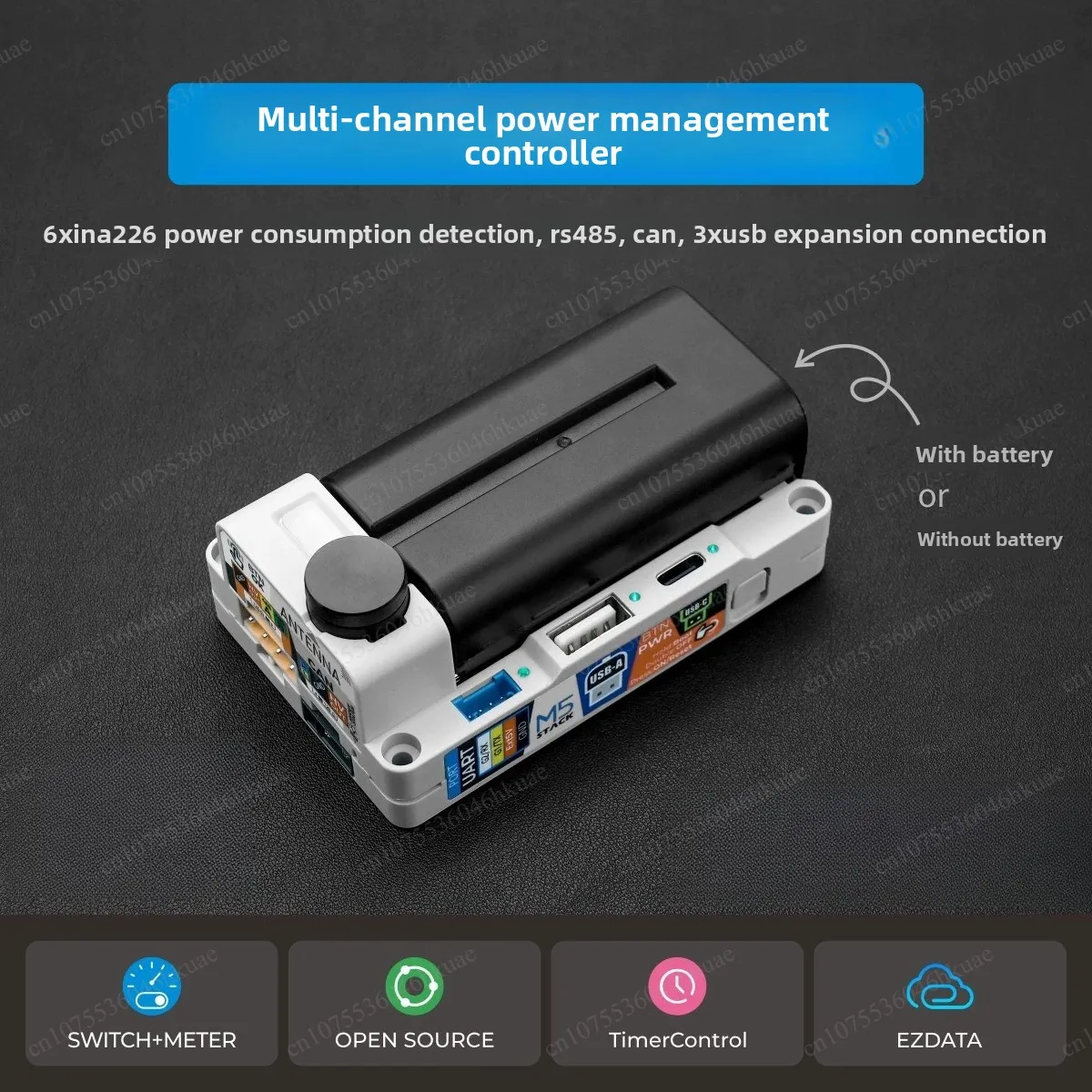 High Performance ESP32-S3 Module with Xtensa LX7 Dual-Core, Integrated Power Expansion Function