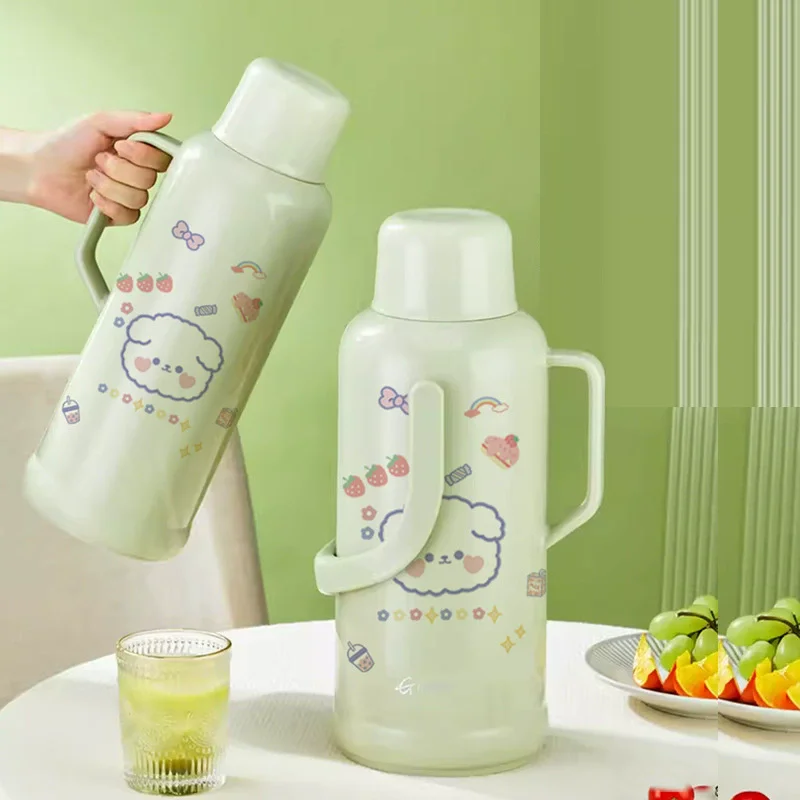 

2000ML Large Capacity Thermos, Thermal Insulation Pot, Glass Liner, Kettle, Hot Water Bottle, Household, Kitchen