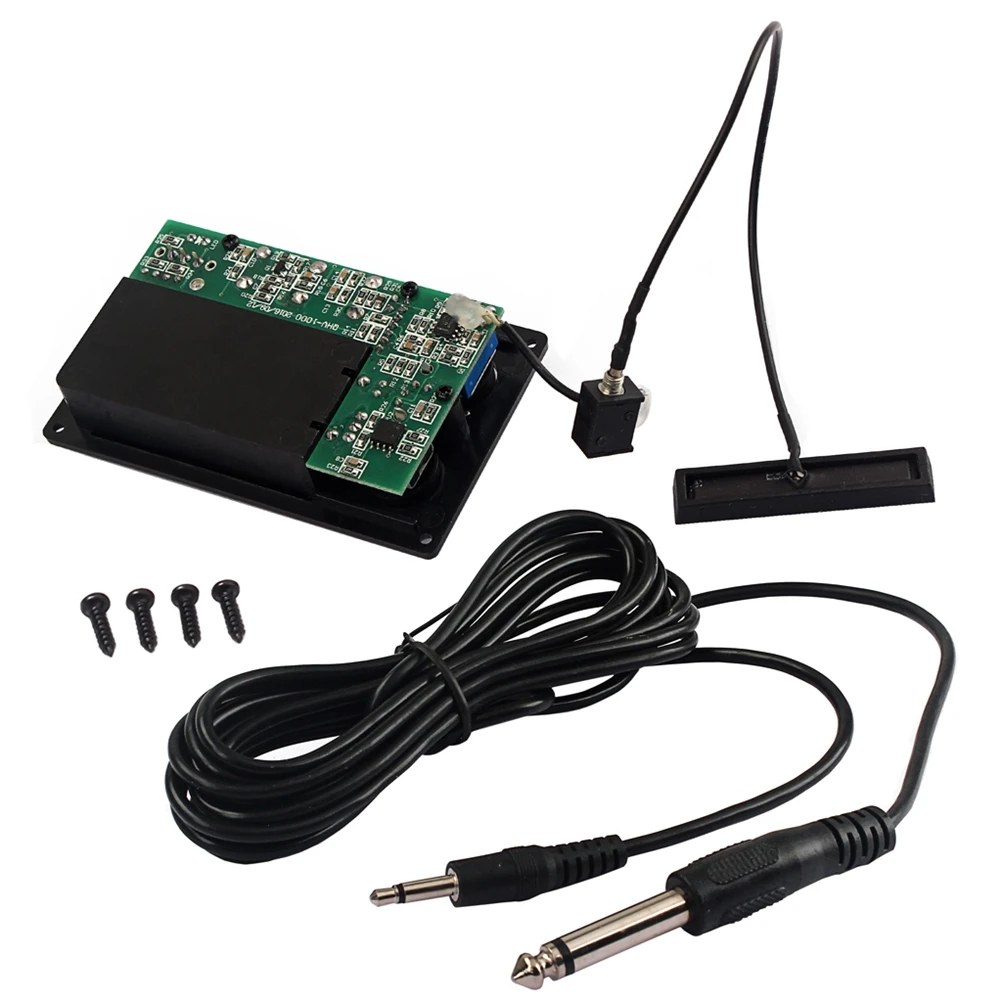 

Violin EQ Electric Pickup Accessory Silent Tone Control Noise Suppression 9V Powered Lightweight Portable Output for Stage