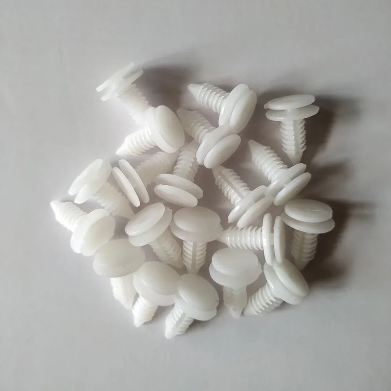 20pc Auto Fastener White Push Retainer Bumper Fender Cover Rivets Clips Car Door Trim Panel Clip 6503709 for Chrysler Dodge