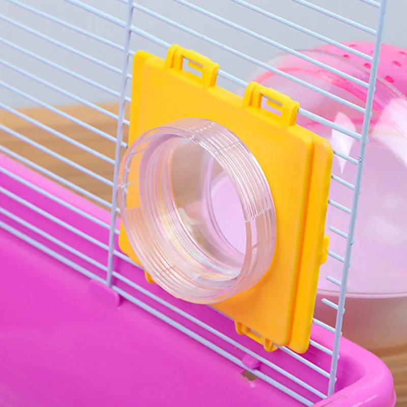 Hamster Tunnel Cage External Pipe Pet Toy Cages Interface Fitting Solid Color Connection Plate Cage Cap Home Pet Supplies