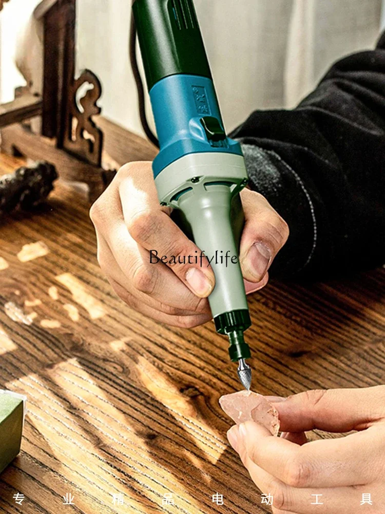 Small Straightener Polished Jade Carving and Cutting Hand Mill