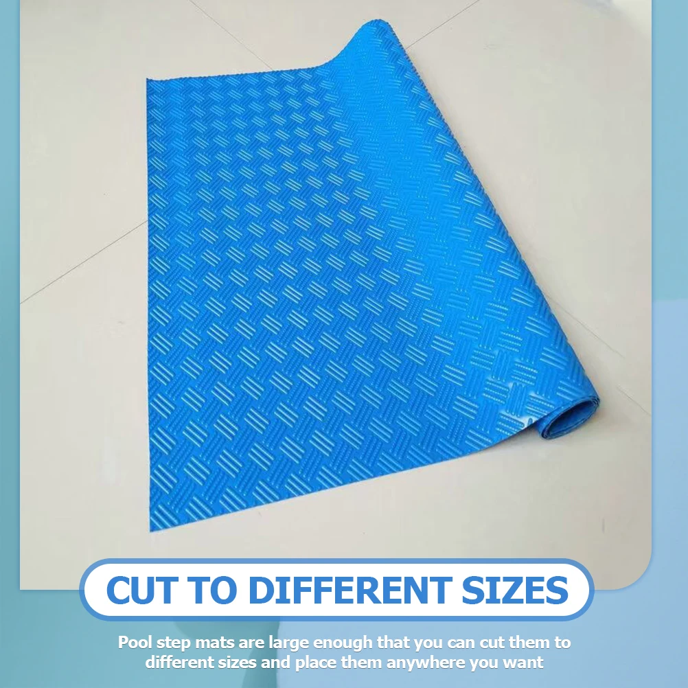 

1 Non slip Swimming Pool Ladder Mat Premium Material Protective Pad for Above Ground Pool Floor Stairs Step Mats Easy