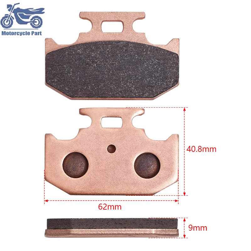 Motorcycle Accessories Front & Rear Brake Pads Copper Sintering For YAMAHA YZF-R125 YZF-R15 2019-2021 MT 125 ABS TT600E TT600K