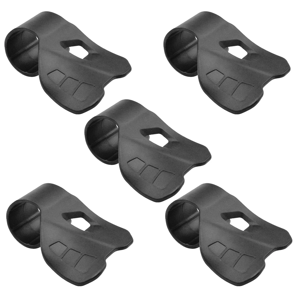 

5pcs Motorcycle Throttle Assist Cruise Control Clip Grips Black Universal Handlebar Accessories Long Travel Easy Installation