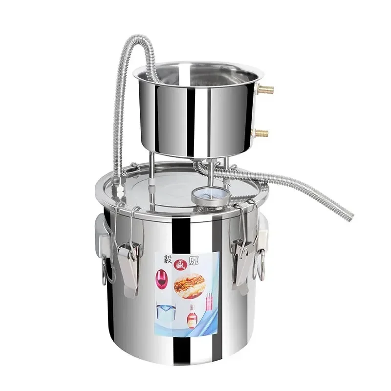 for DIY 20-liter distiller, 304 stainless steel, alcohol, alcohol manufacturing, wine oil, baking equipment