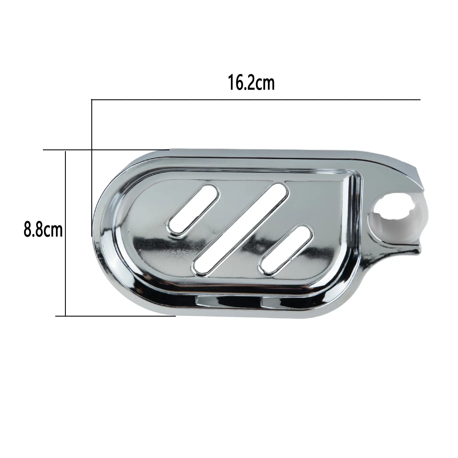 Bathroom Tool Soap Dish Useful Soap Dish Keep Soap Dry Wear-resistant ABS Material Chrome-plated Dry And Clean.