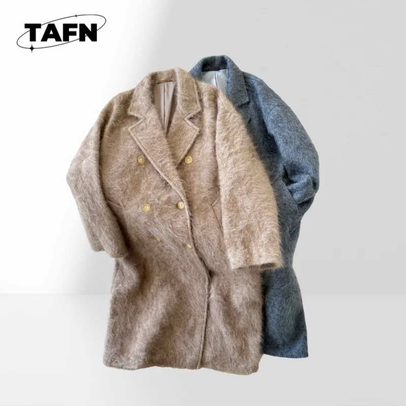 Dames Lente Herfst Button-Up Overjas Halflange Windjack voor Vrouwelijke Forenzen met Grote Zakken voor Vrouwen AI0974