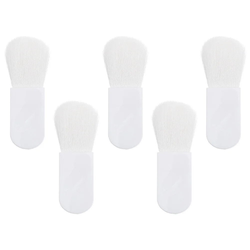 

5Pcs Mini ABS Fiber Hair Portable Blush Brushes Blush Mini Brush Powder Brushes Tools Travel Size