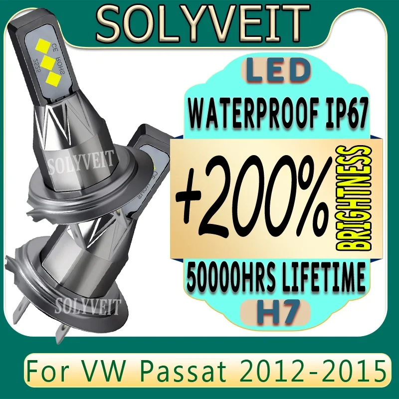 

Shockproof & Dustproof Easy Installation Enhanced Nighttime Visibility H7 477 LED Headlight For VW Passat 2012 2013 2014 2015