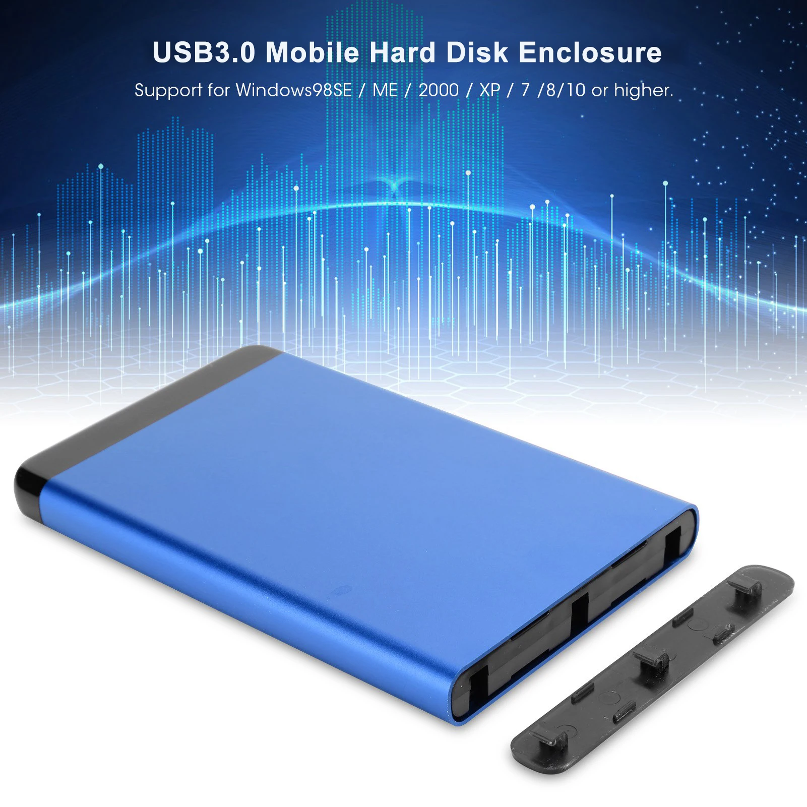 

Коробка для жесткого диска 2,5 дюйма SSD/простая в установке коробка для дисков из алюминиевого сплава, коробка для мобильного жесткого диска, аксессуары для ноутбуков для компьютера