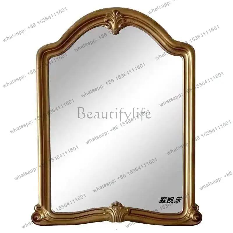 American style bathroom bathroom mirror antique girl bedroom dressing fireplace decorative mirror