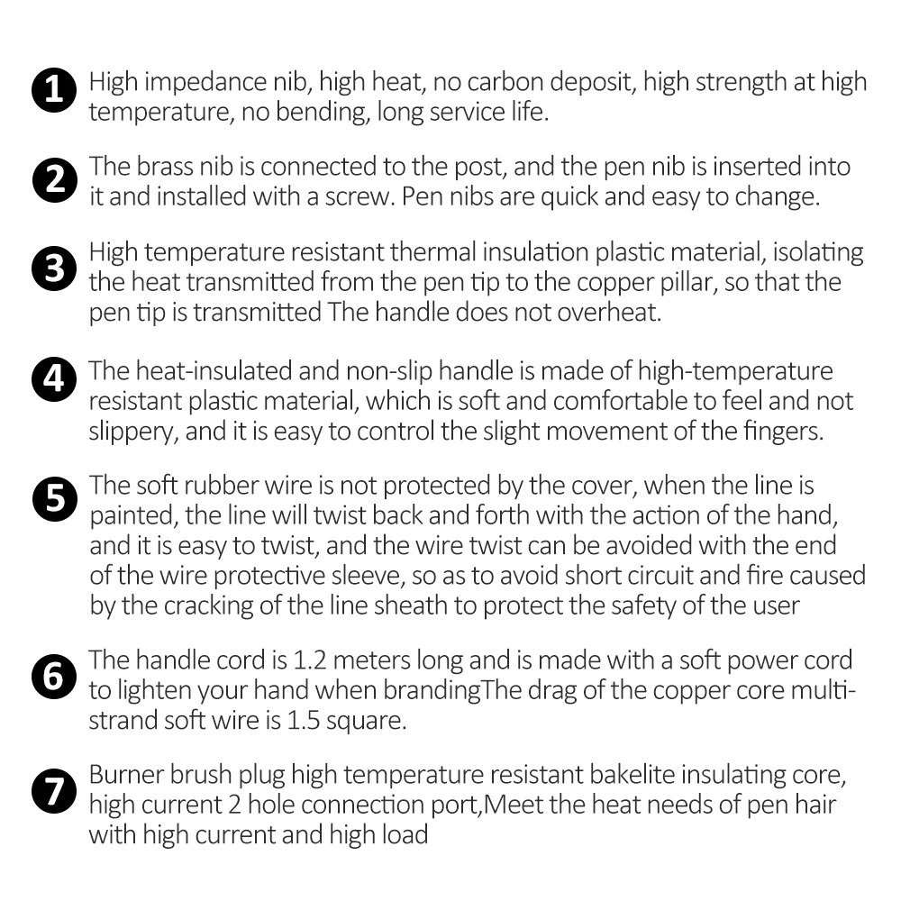 Electric Soldering Iron Pen Anti-slip Pyrography Tool Wood Burning Machine Pyrography Pen Carving Soldering Electrocautery Pen