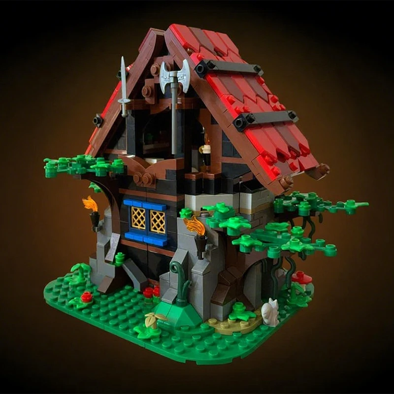 

836pcs MOC Majisto Magic Cottage Castle Model Building Blocks Christmas Gift Architecture Toys Creative Idea Education Brick